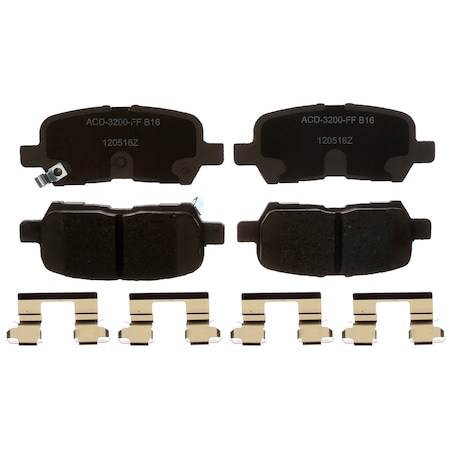 Acdelco Pad Setrr Disc Brk, 14D999CHF1 14D999CHF1